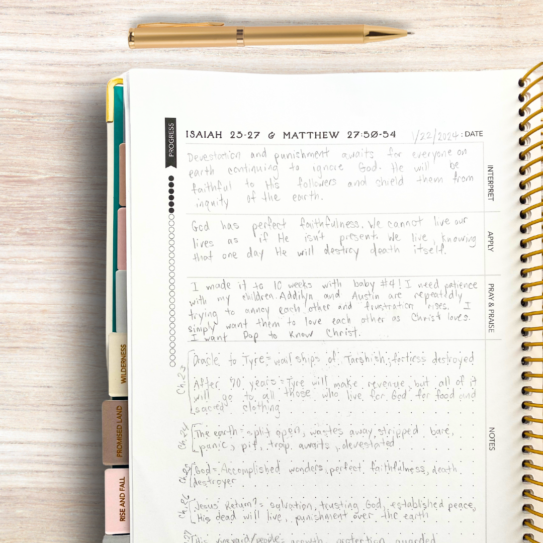 Cover to Cover Bible Journal