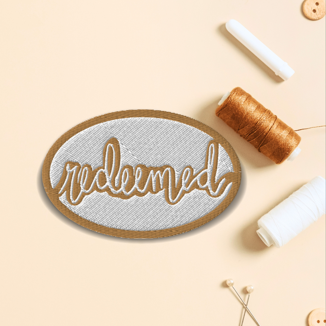 Redeemed - Embroidered patch