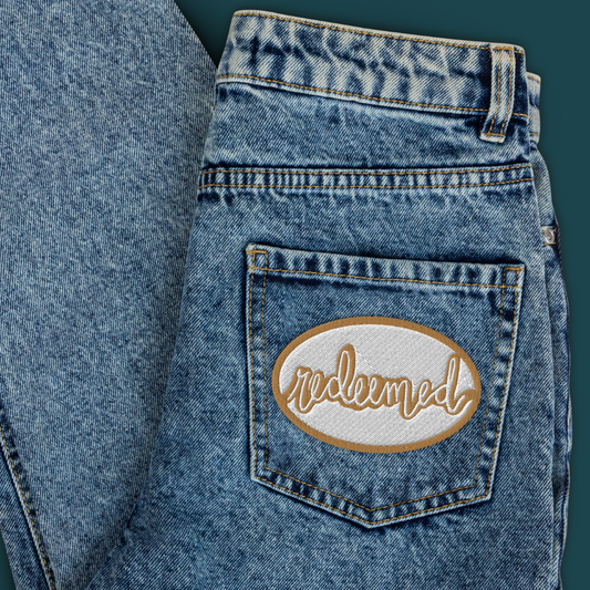 Redeemed - Embroidered patch