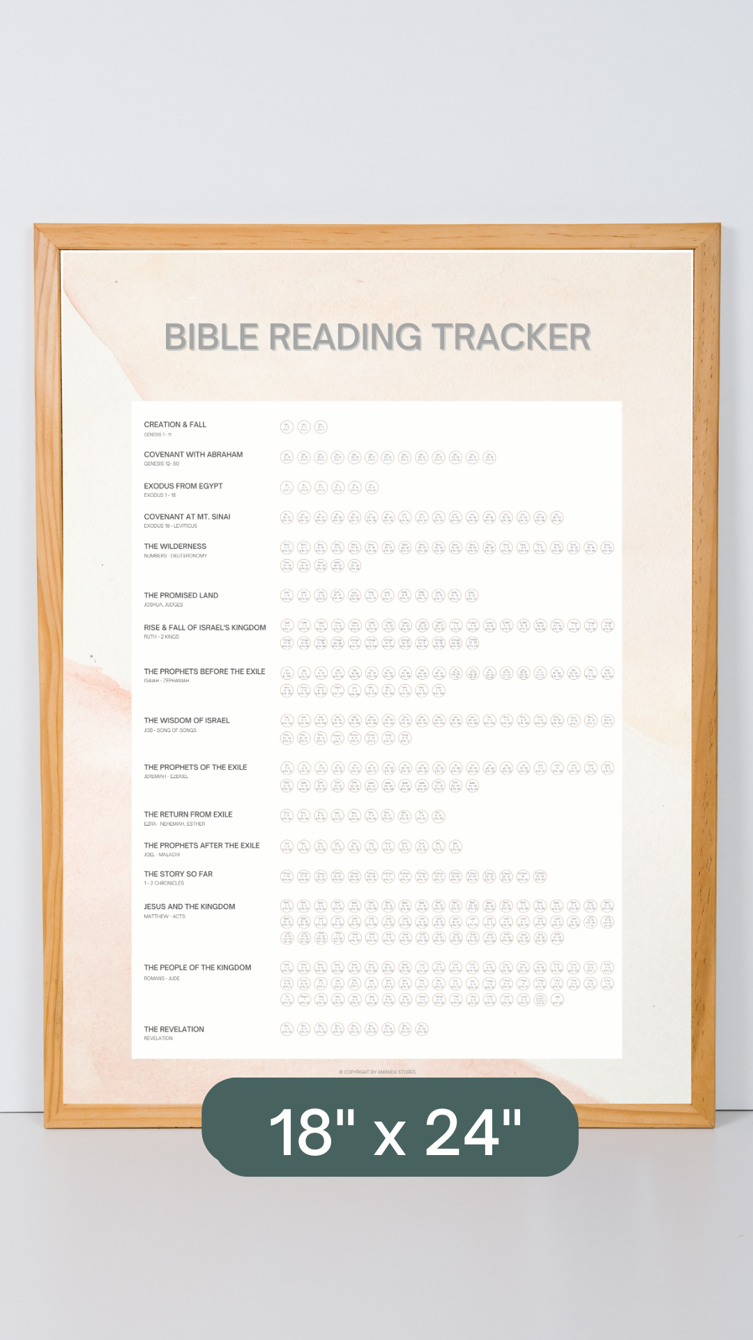 Bible Reading Tracker - DIGITAL COPY
