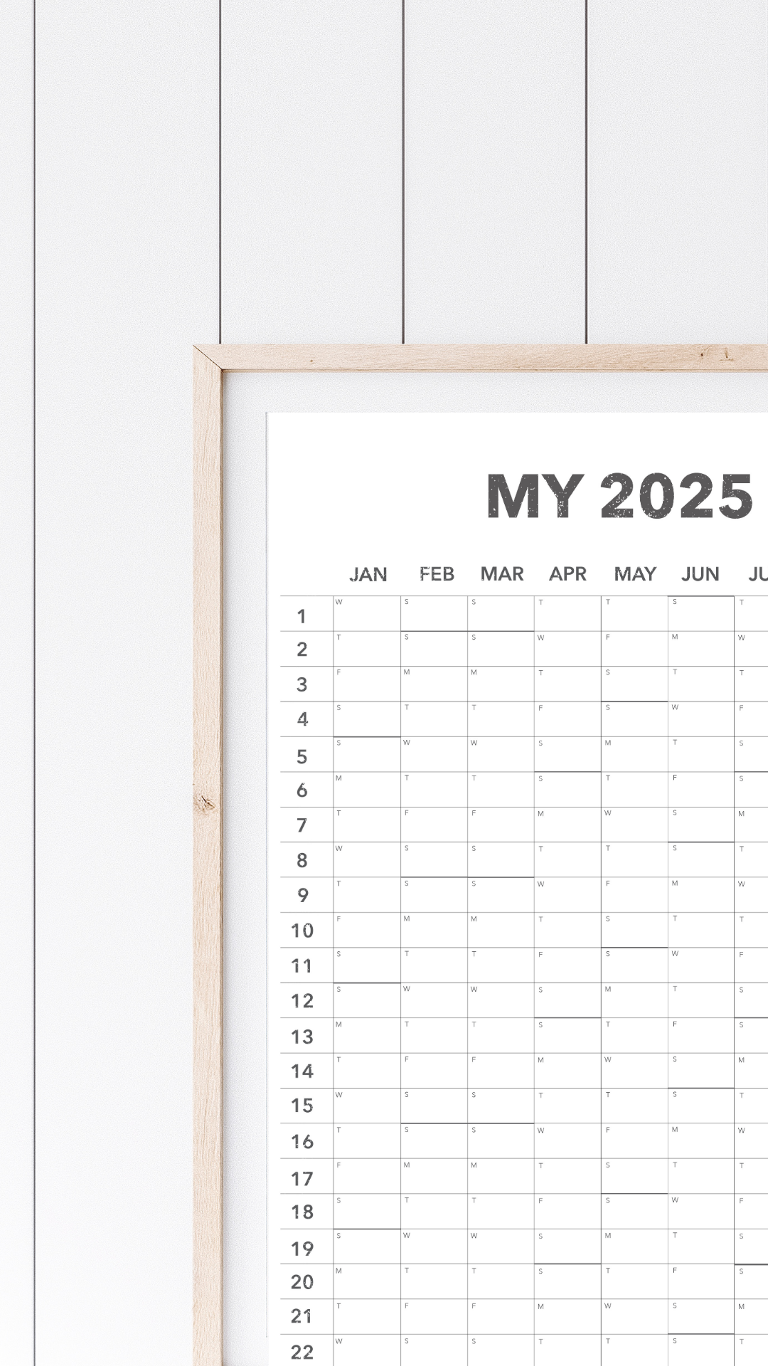 2025 Wall Calendar - DIGITAL Copy