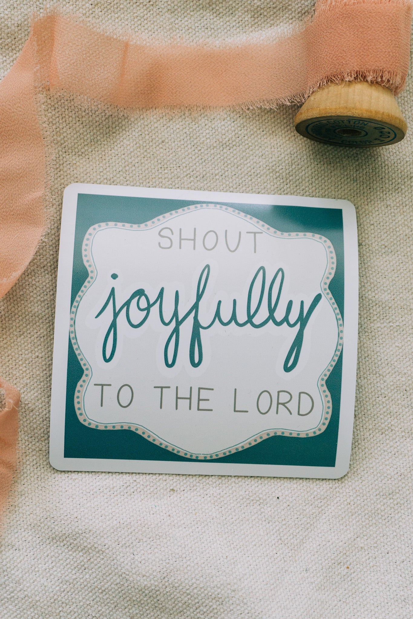 Shout Joyfully to the Lord Magnet - 4" x 4"