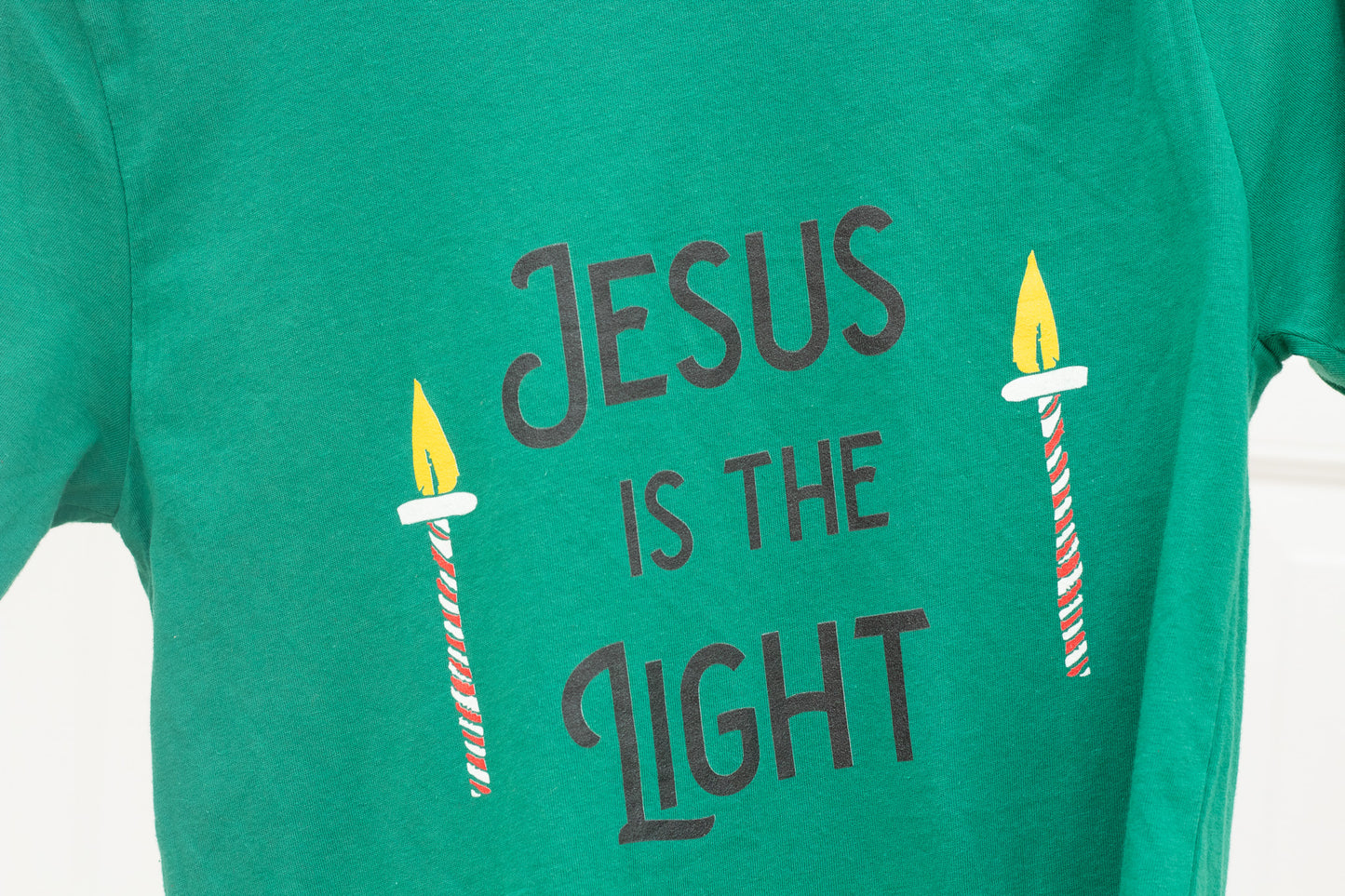 Jesus is the Light -Christmas Tee Shirt (Made by my Daughter 🩷)