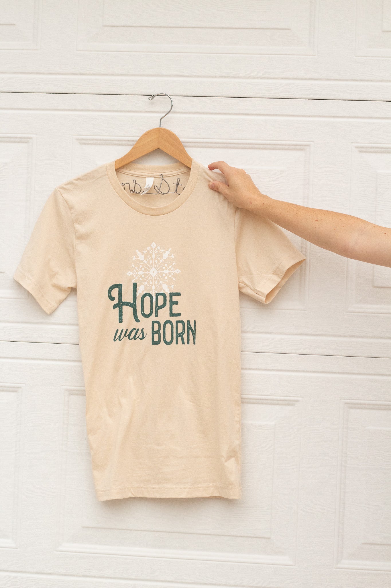 Hope Was Born - Christmas tee Shirt