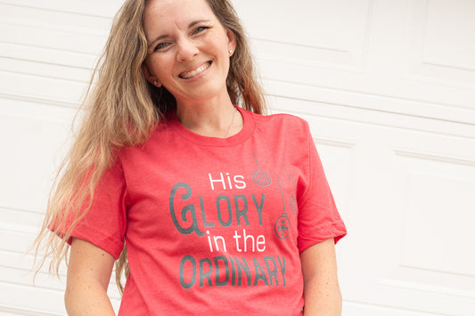 His Glory in the Ordinary - Christmas Tee Shirt