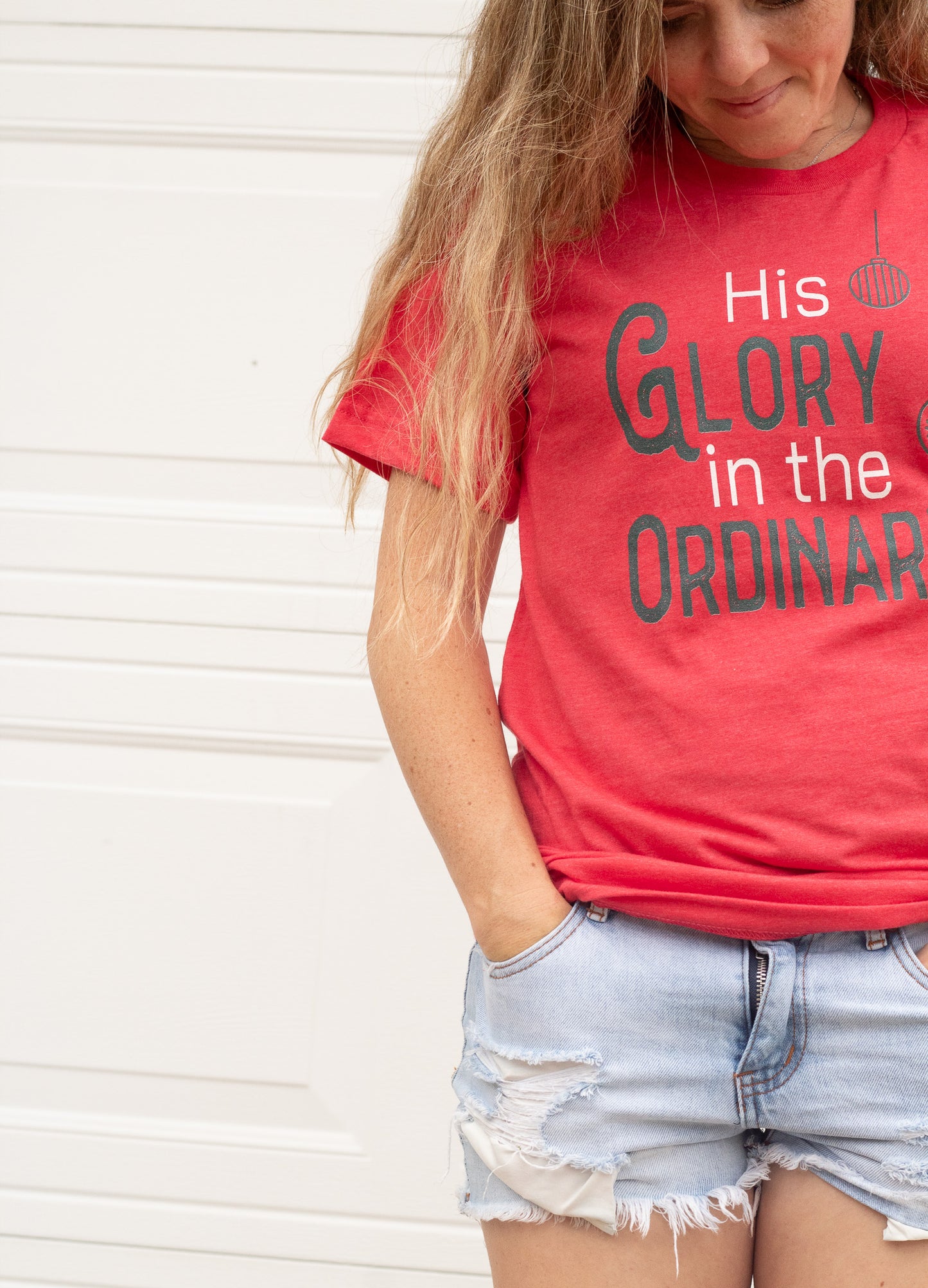 His Glory in the Ordinary - Christmas Tee Shirt