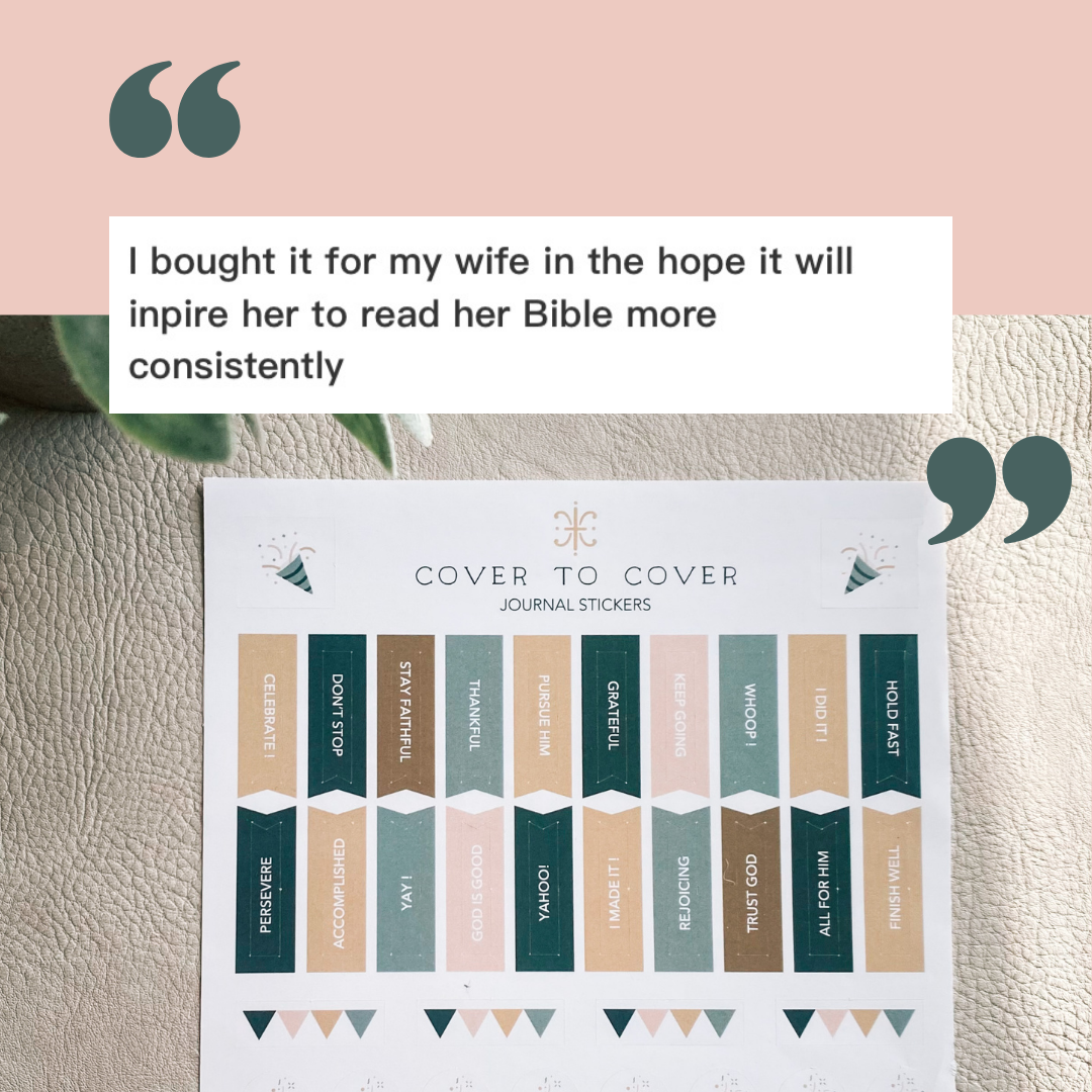 The Cover to Cover Bible Journal Preorder - Get 15% off & Free Gift!