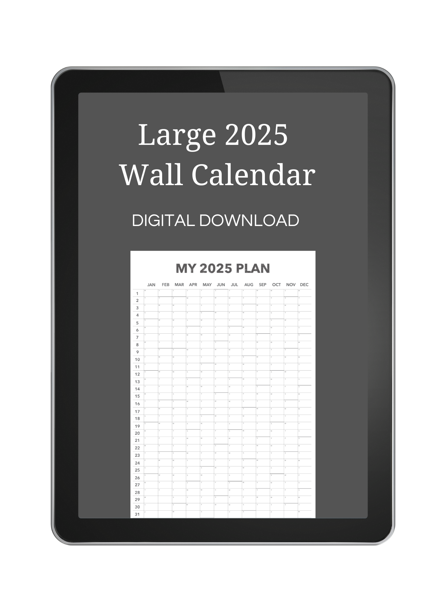 2025 Wall Calendar - DIGITAL Copy