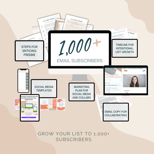 1,000 Email Subscribers Course