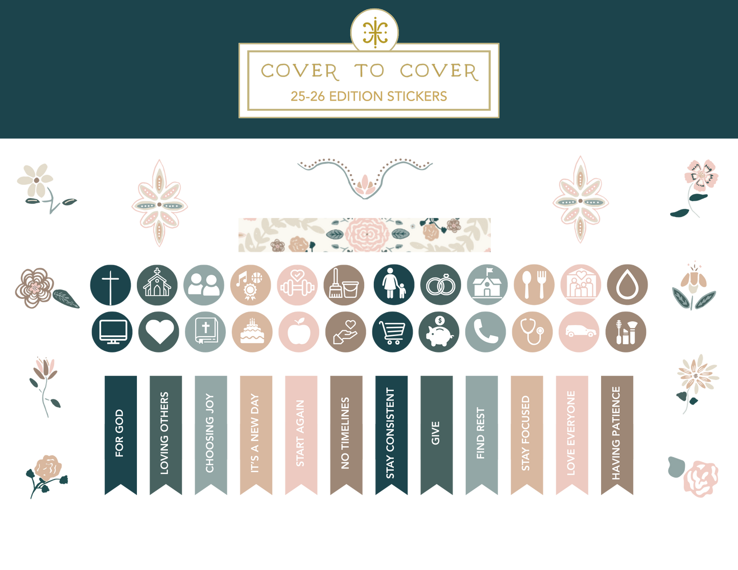 2026 Cover to Cover Companion Digital Planner - for your iPad or tablet - for Christian women - Christian Mothers