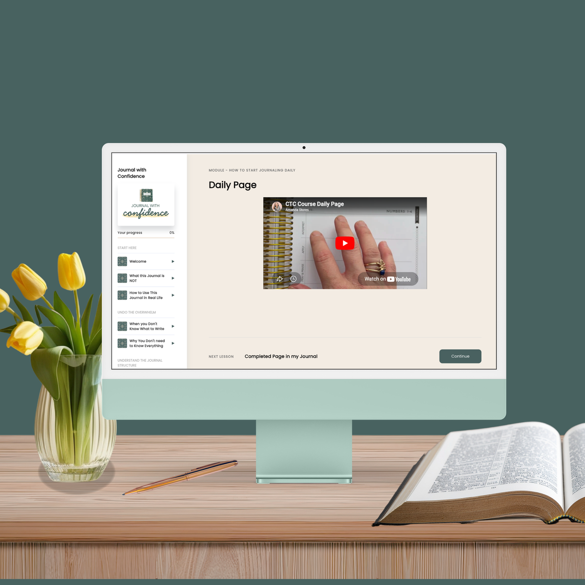 Journal with Confidence Course - for the Cover to Cover Bible Journal