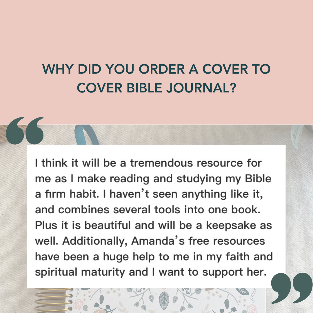 The Cover to Cover Bible Journal Preorder - Get 15% off & Free Gift!