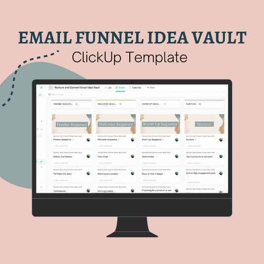 Email Funnel Vault ClickUp Board