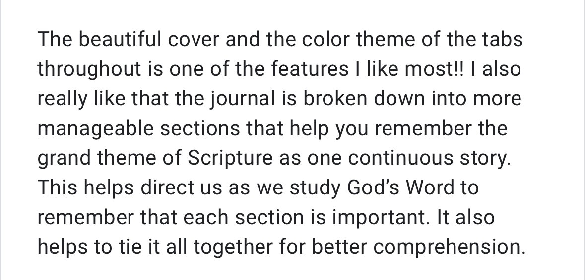 Cover to Cover Bible Journal