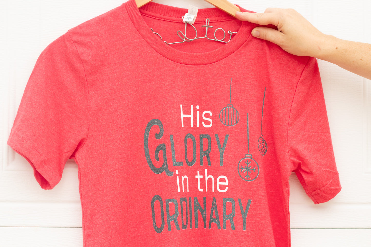 His Glory in the Ordinary - Christmas Tee Shirt