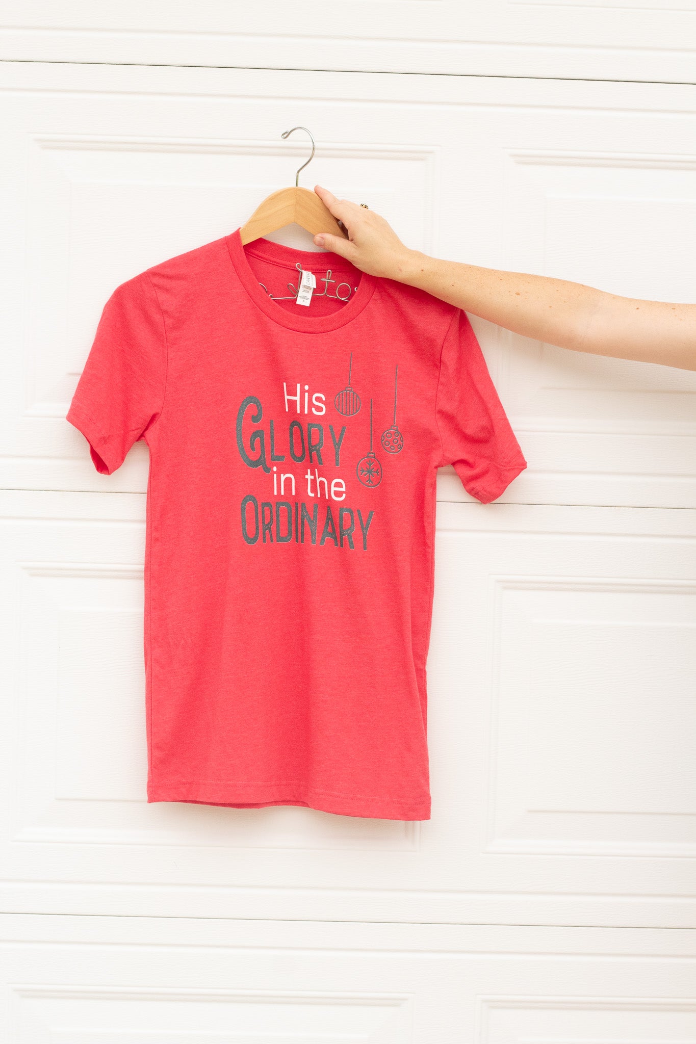 His Glory in the Ordinary - Christmas Tee Shirt