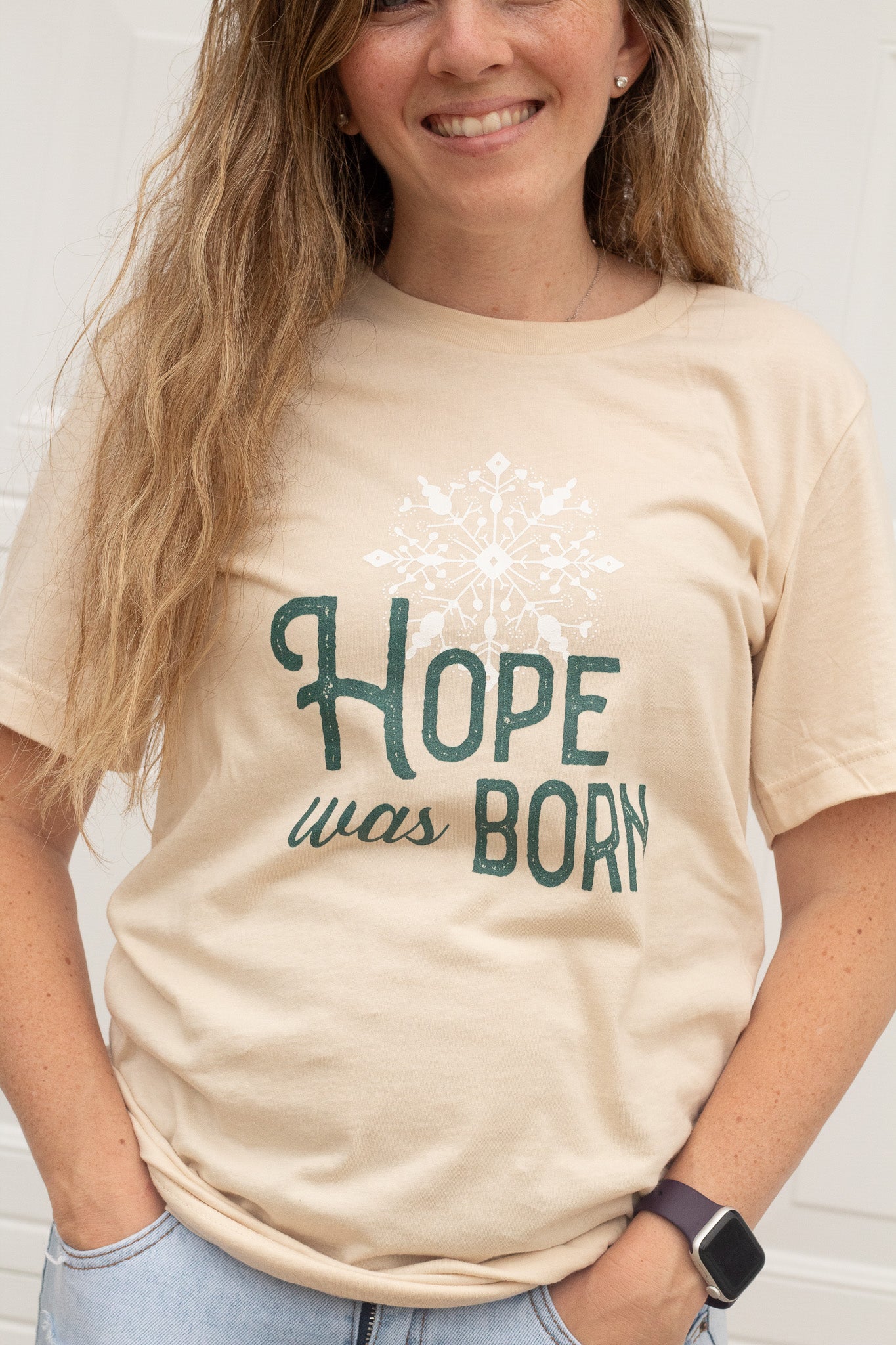 Hope Was Born - Christmas tee Shirt