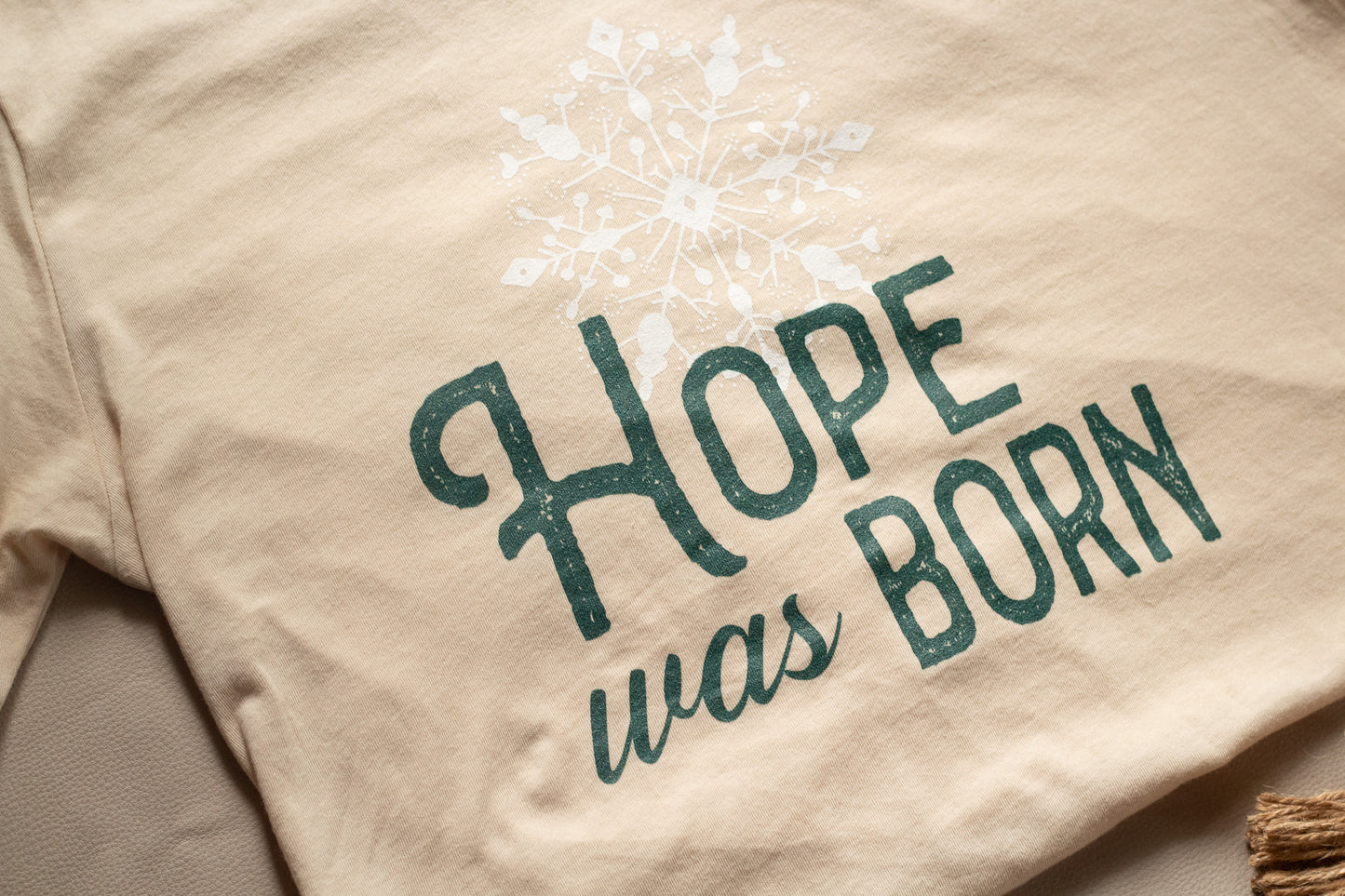 Hope Was Born - Christmas tee Shirt