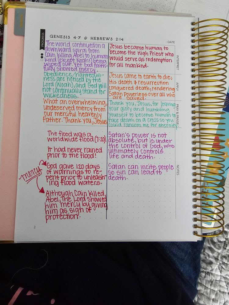 Cover to Cover Bible Journal