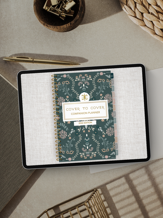 2026 Cover to Cover Companion Digital Planner - for your iPad or tablet - for Christian women - Christian Mothers